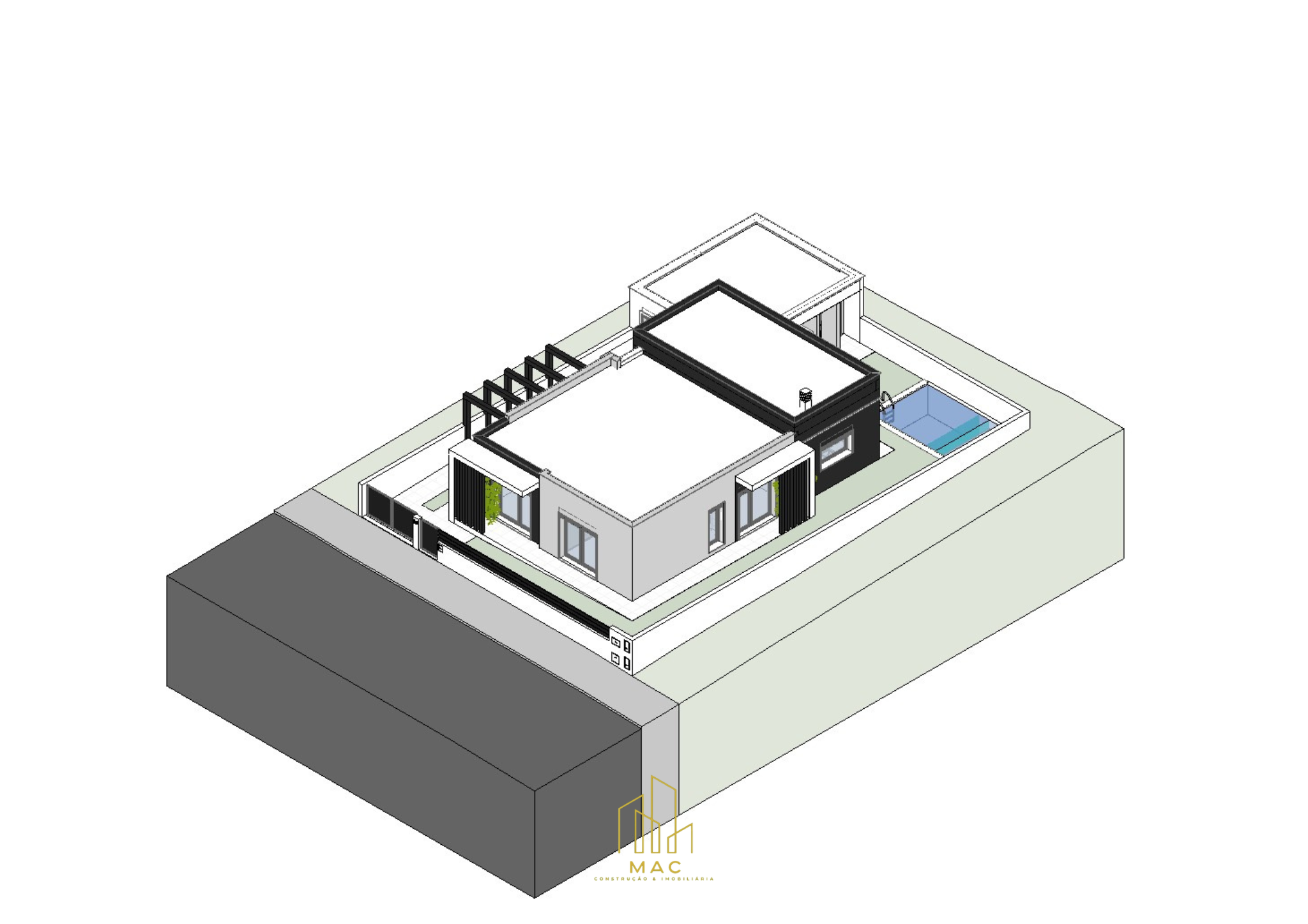 Moradia isolada V3 com piscina  –  Fernão Ferro
